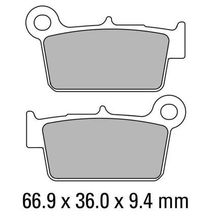Ferodo FDB2162SG Sintered Rear Brake Pads