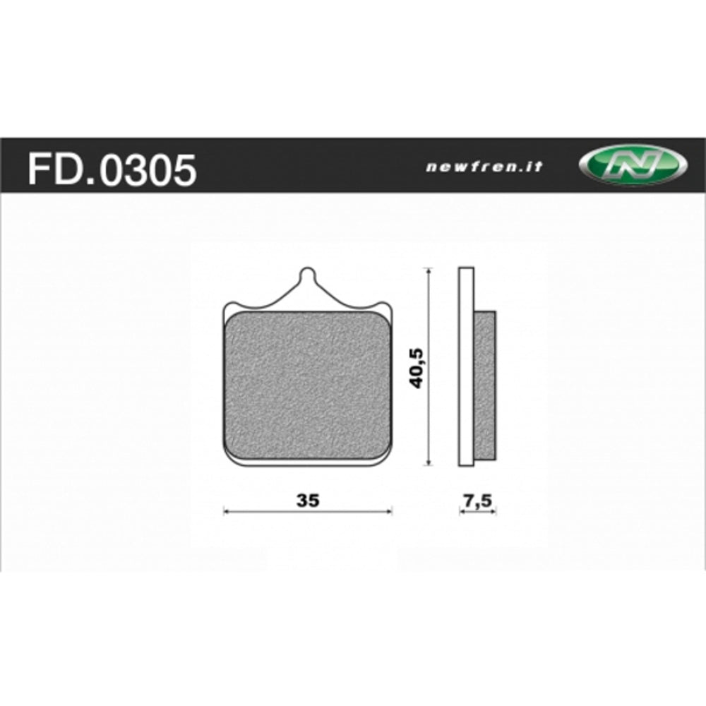 Newfren SWM SM 500-650 R 16-20 Touring Brake Pads