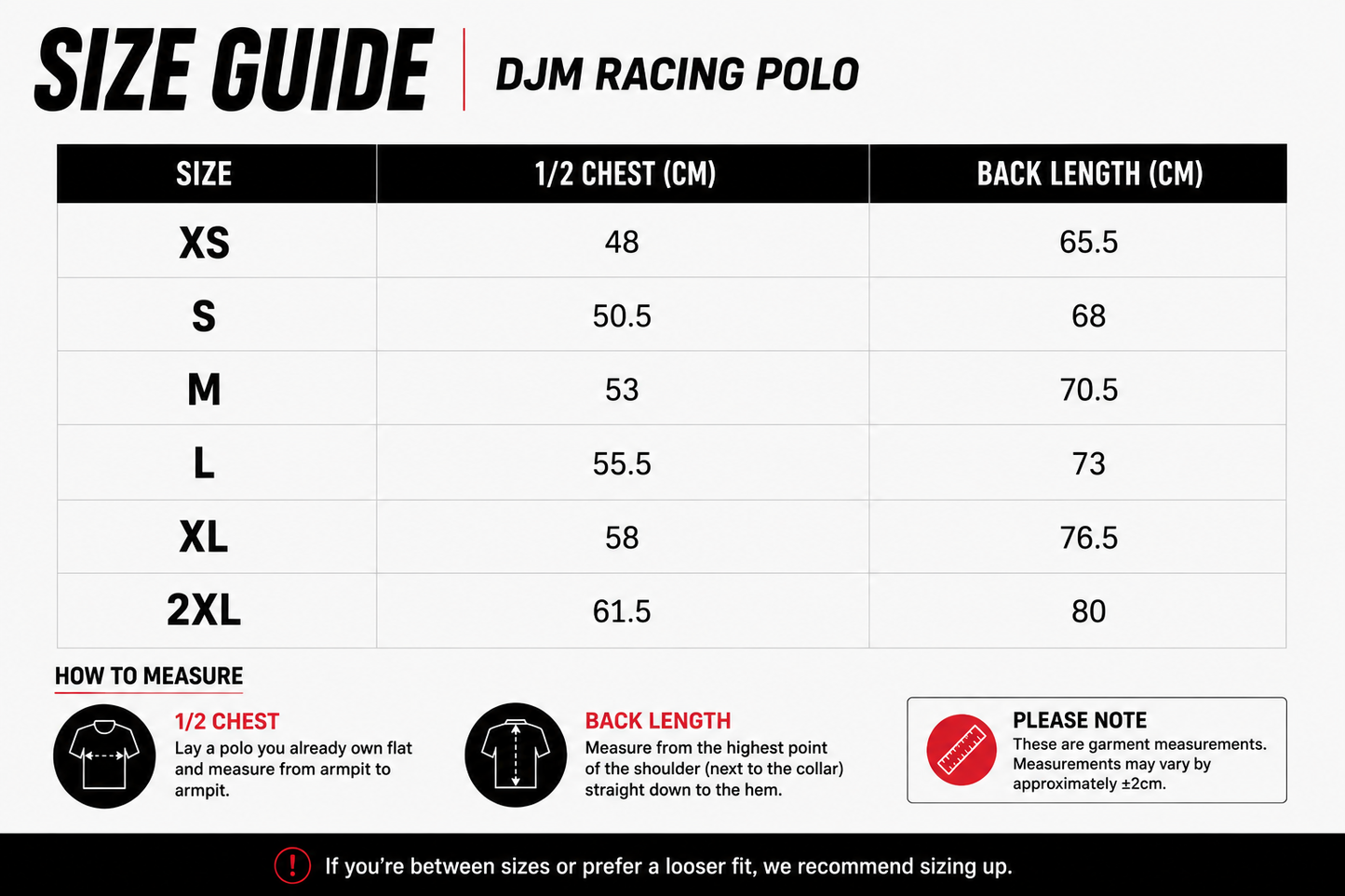 PRE-ORDER DJM Racing Team Polo