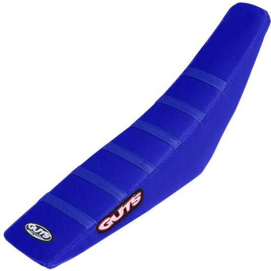 Guts Racing Yamaha YZ250F 24-26 YZ450F 23-26 Gripper Ribbed Blue / Blue / Blue Seat Cover