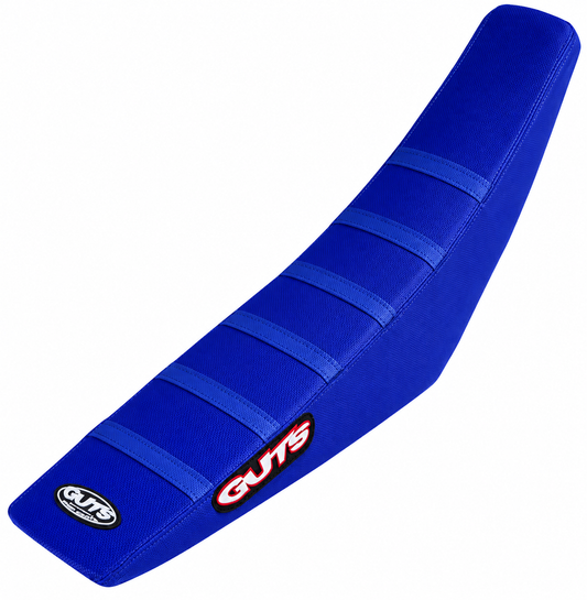 GUTS RACING YAMAHA YZ65 18-25 GRIPPER RIBBED BLUE / BLUE / BLUE SEAT COVER